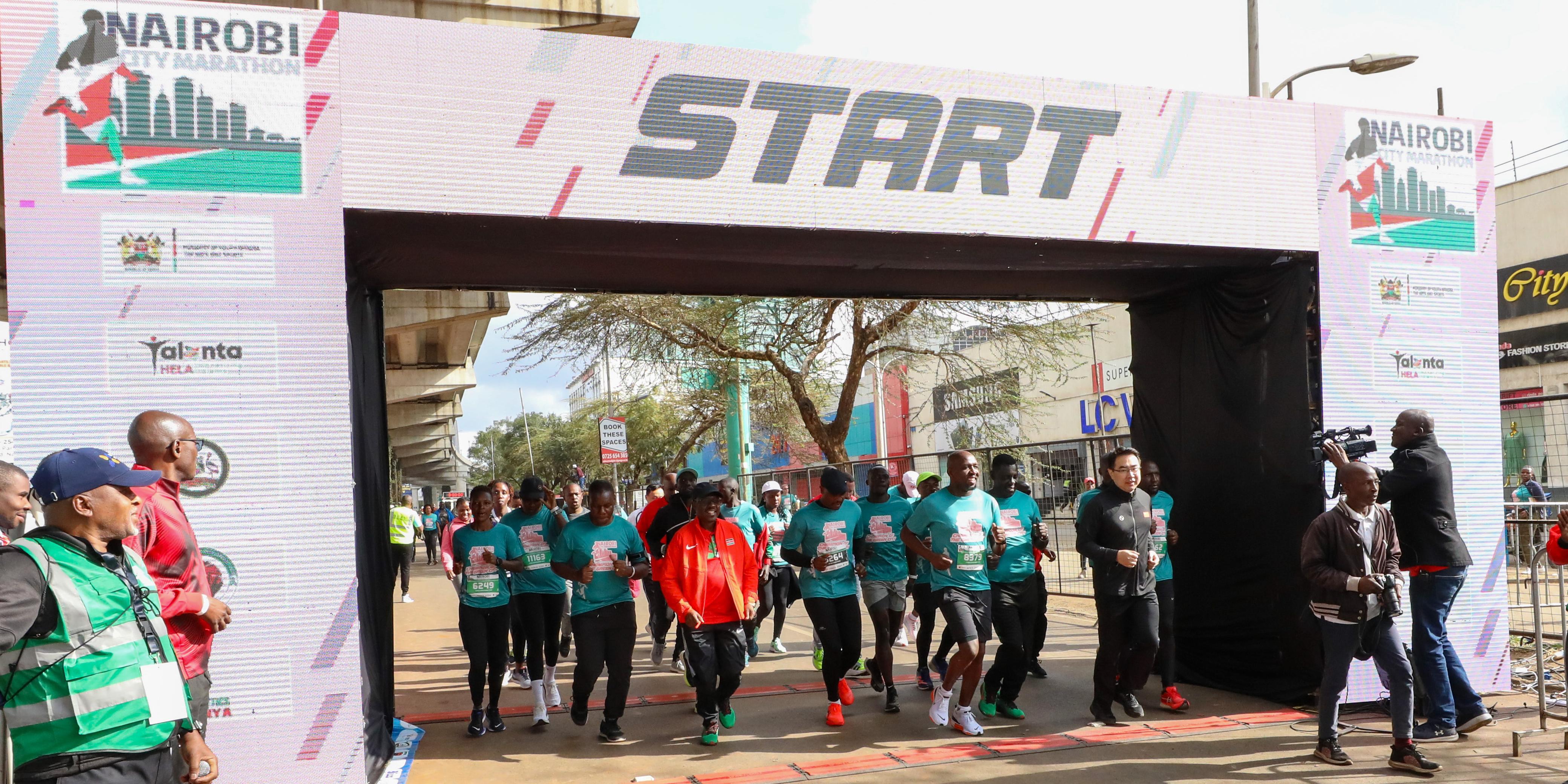 Nairobi City Marathon THRILLS as 15,000 runners battle for glory 