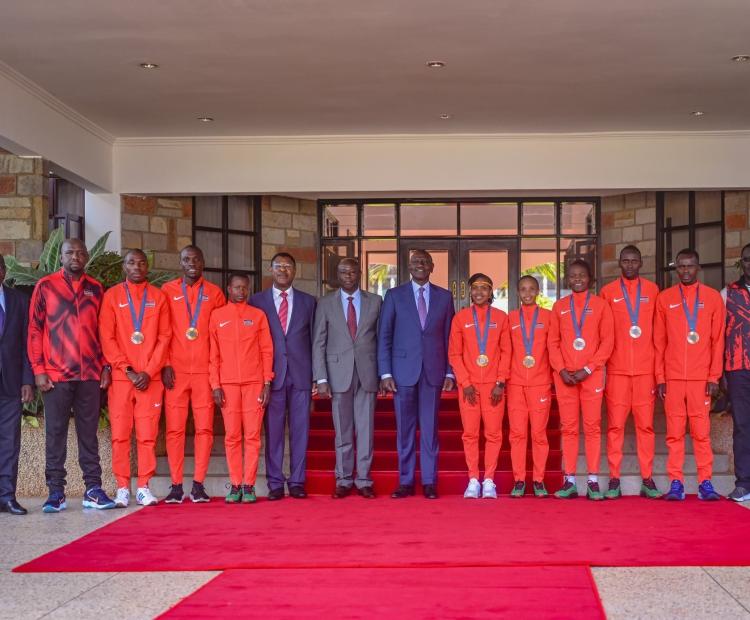 President Ruto rewards Kenya's olympic champions, pledges continued support